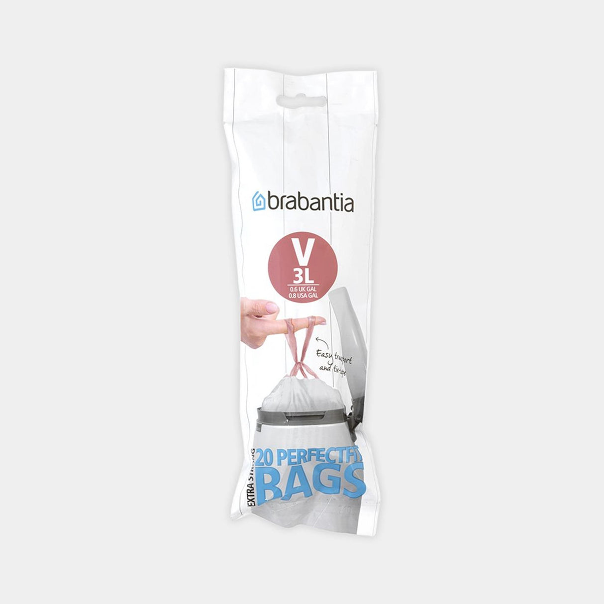 Brabantia bolsa de basura perfectfit de 3l