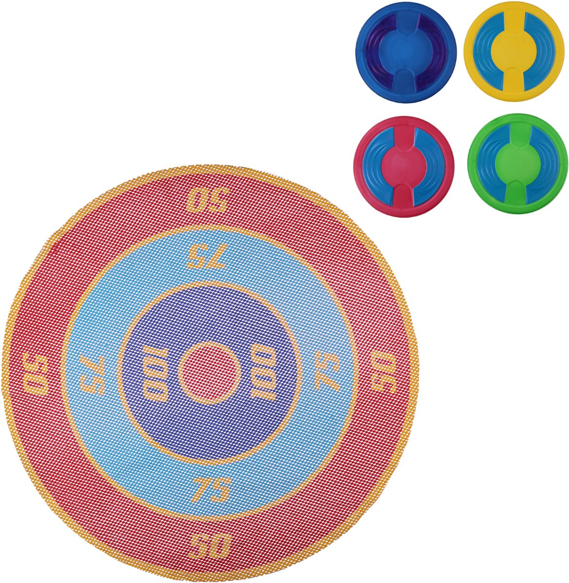 Gioco a bersaglio galleggiante, 5 parti.