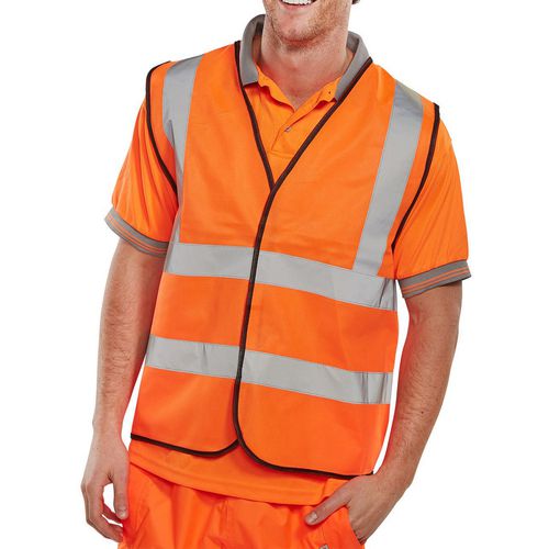 Hesje opvallend hi-vis oranje m