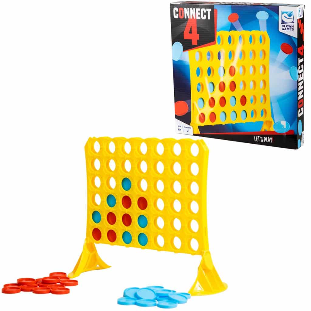 Jeu de société Connect4 de jeux de clown Van der Meulen