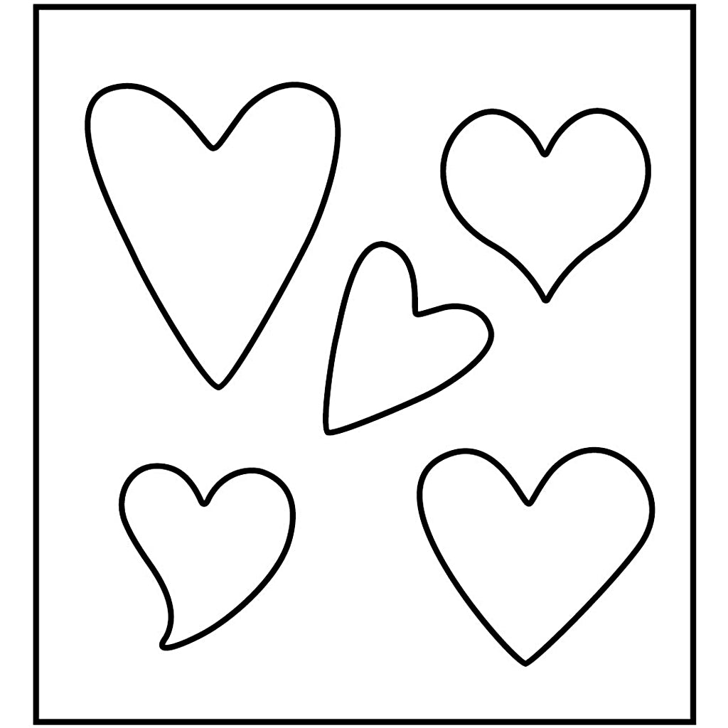 Creativ company cutting die, heart, size 14x15.25 cm, thickness 15 mm, 1 piece