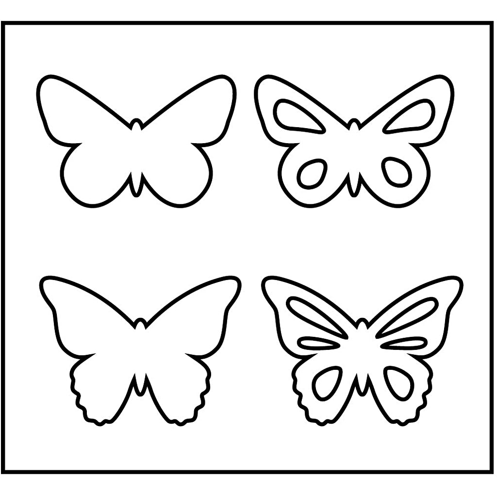 Creativ company cutting die, butterfly, size 14x15.25 cm, thickness 15 mm, 1 piece