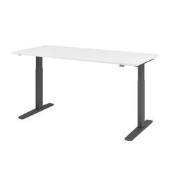 Bach sit-stand desk Hammerbacher VXMKA19 W G white 1800 x 800 mm