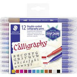 Stylo de calligraphie Quantore pointe duo - 12 couleurs