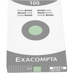 Index cards Exacompta 13248e green paper