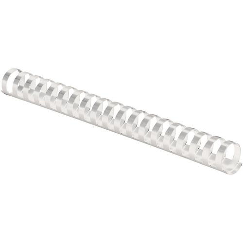 Pack 100 binding combs white 5347005 fellowes plastic a4 16mm