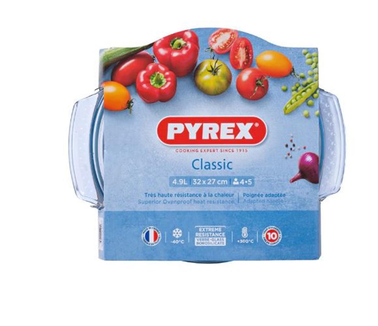 Cuenco de cubierta Pyrex 3,75 l redondo clásico