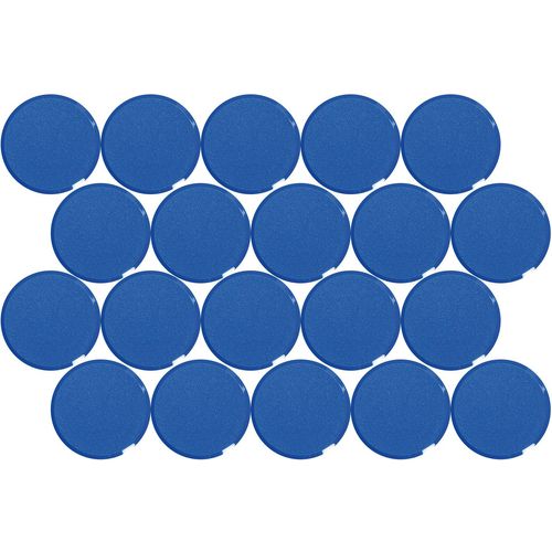 Whiteboard-magneten maul 6178135 blauw pak van 20