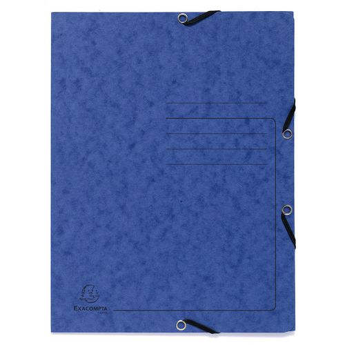3-klepsmap exacompta 55402e a4 blauw