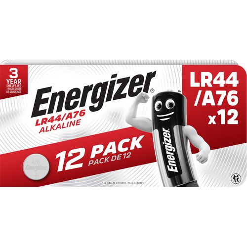 Batterijen energizer 7638900441918 lr44 niet-oplaadbaar pak van 12