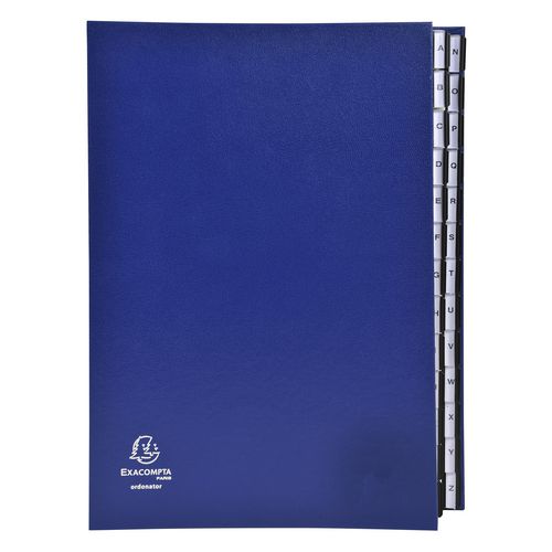 Sorteermap exacompta 621229e a4 blauw