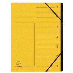 Exacompta Sorting File 540709E A4 Yellow