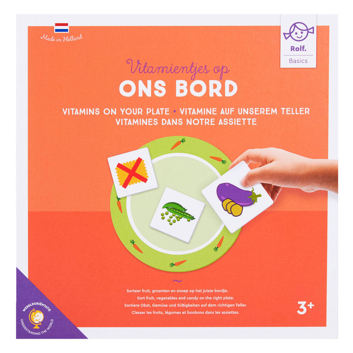 De Rolf Rolf Basics Vitamins op eisem Teller Notiz an d'Sortéierung Spill
