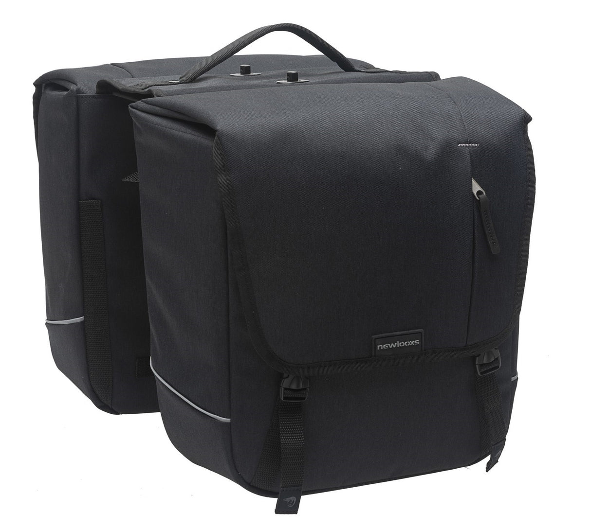 Nouveau looxs nova double détacable - sac double vélo noir 35x35x15cm
