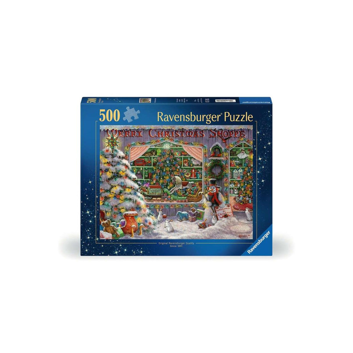 Ravensburger puzzel the christmas shop 500 stukjes