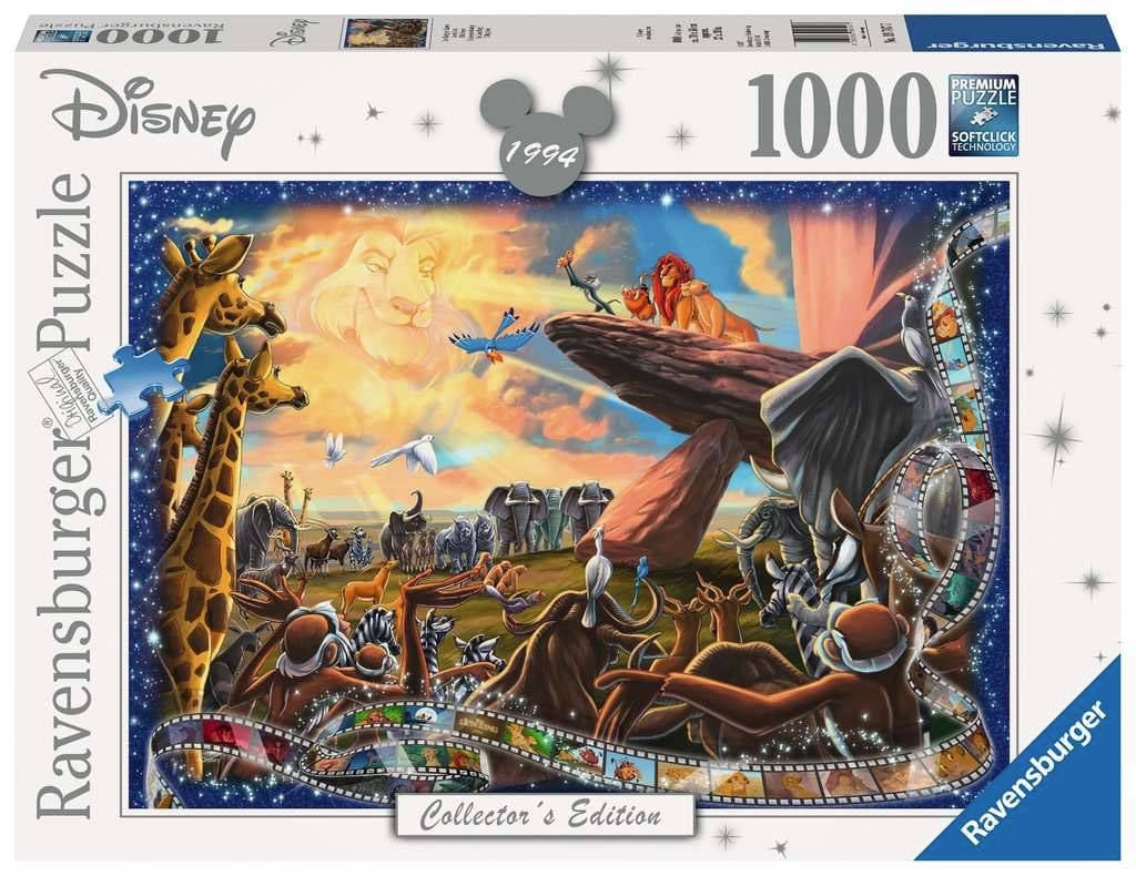 Ravensburger jigsaw puzzle the lion king, 1000 pieces.