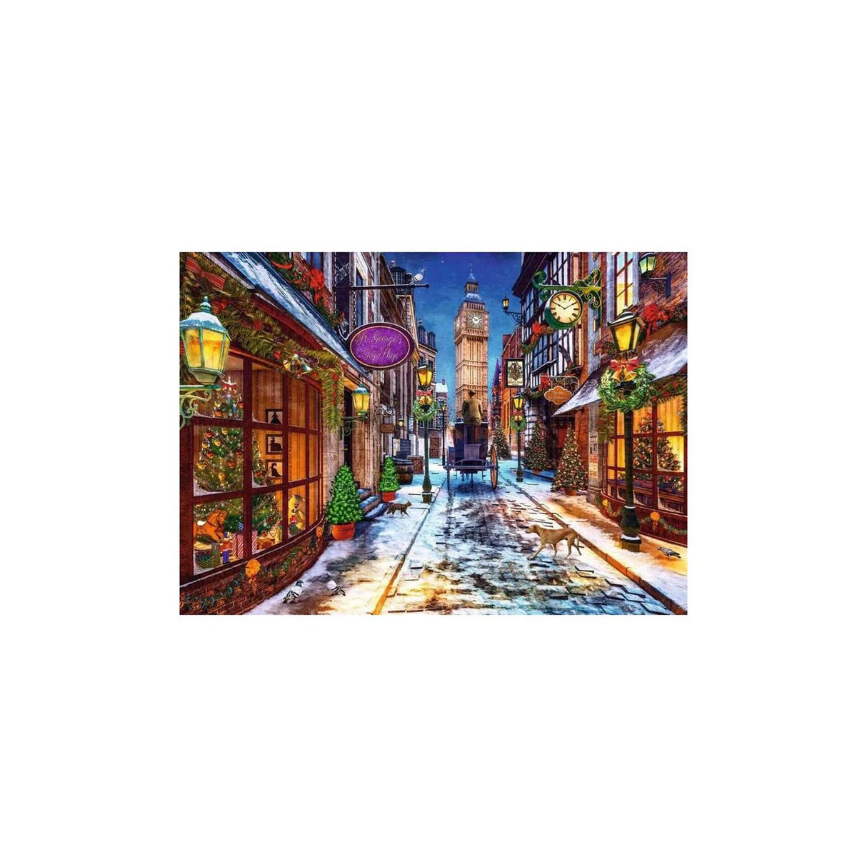 Ravensburger puzzel kerstsfeer 1000st