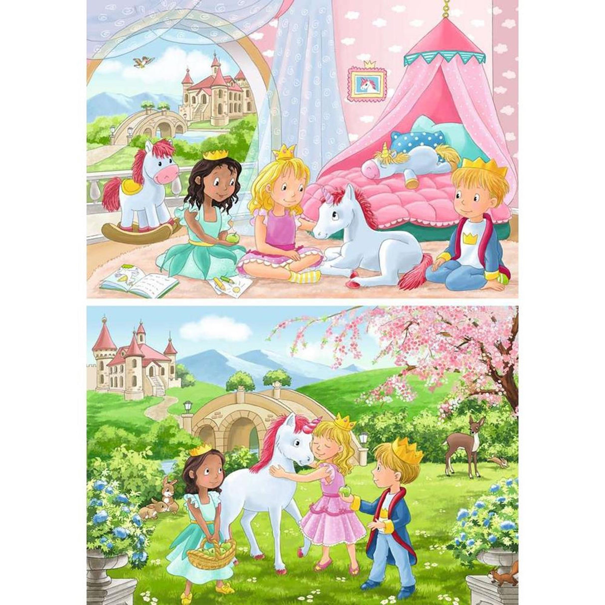 Ravensburger Puzzle Prince Princess 2x12st