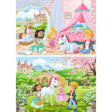 Ravensburger Puzzle Prince Princess 2x12st