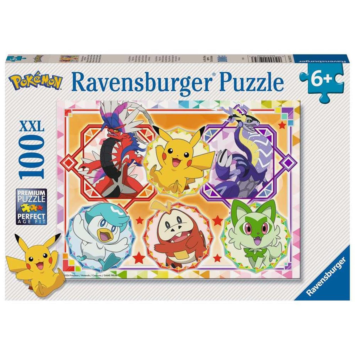 Ravensburger jigsaw puzzle xxl pokémon, 100st.