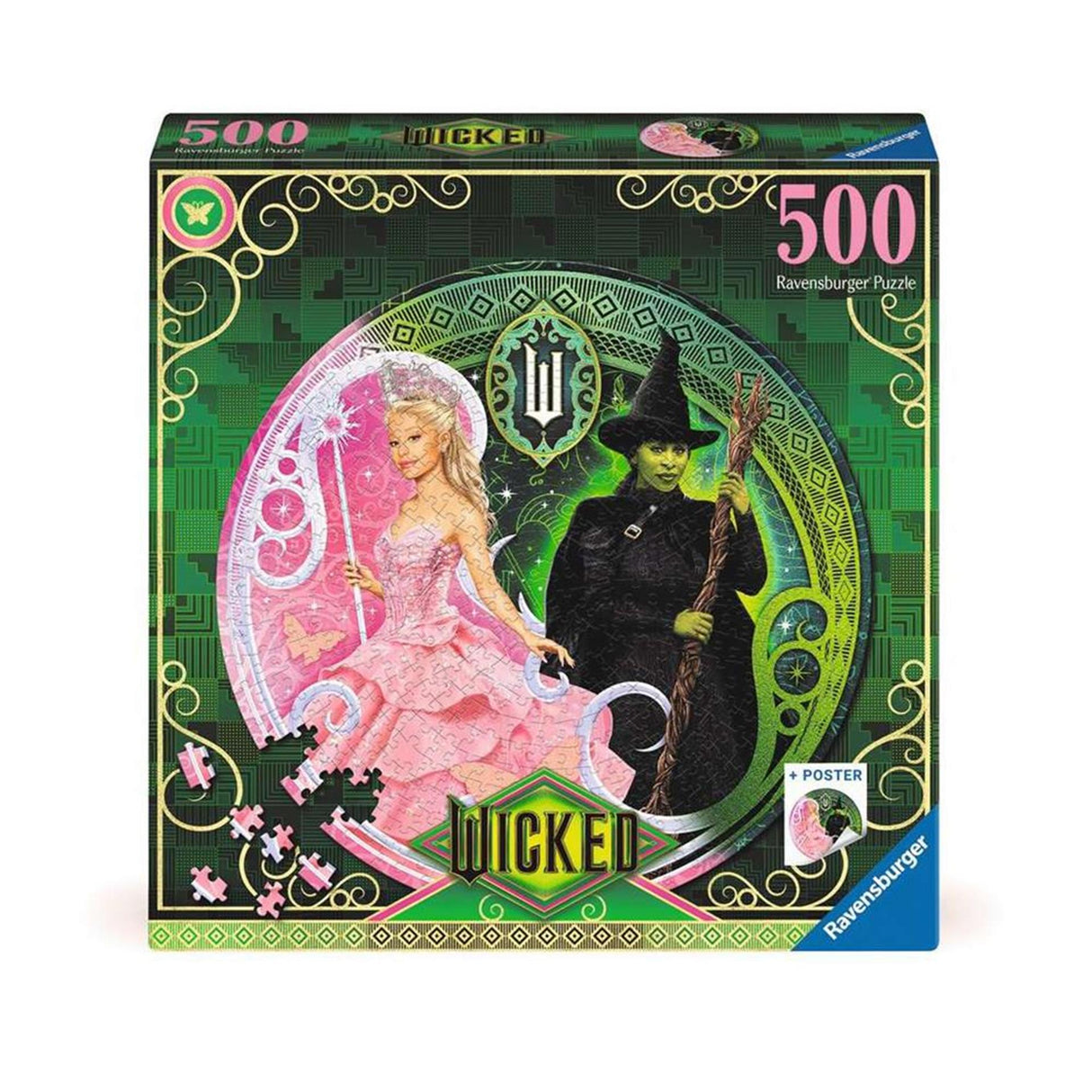 Ravensburger ronde puzzel wicked 500pcs