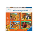 Quebra-cabeça Ravensburger Disney Lion King - 4 quebra-cabeças