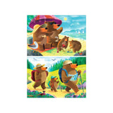 Ravensburger jigsaw puzzle bear family holiday - 2x24 pcs.