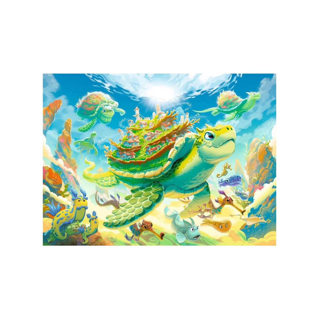 Ravvensburger Jigsaw Puzzle XXL Fantasy World, 200st.