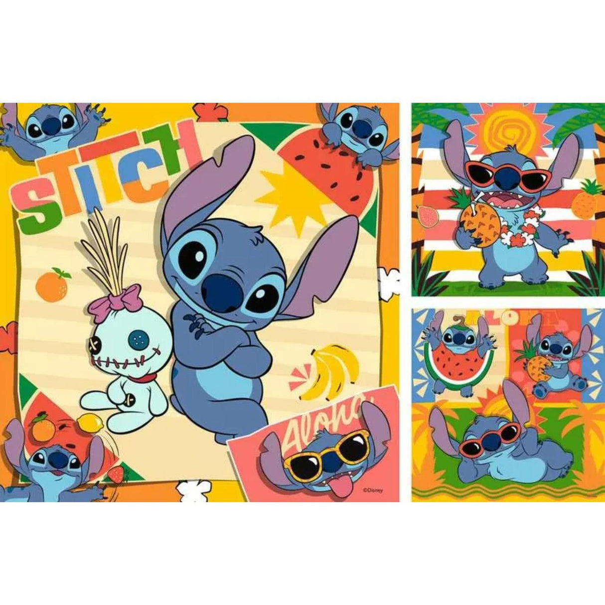Ravensburger Puzzle Disney Stitch 3x49tlg