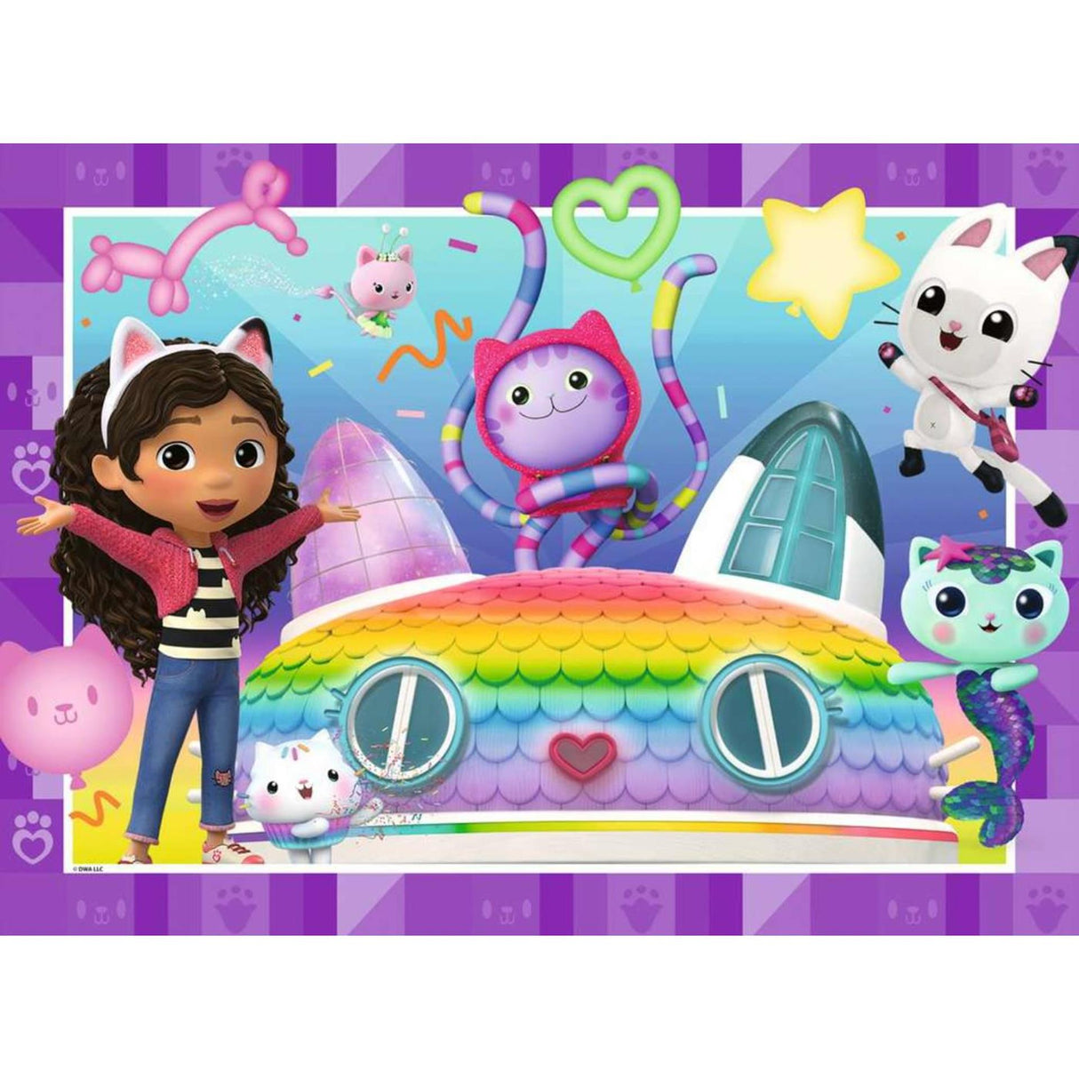 Ravensburger jigsaw puzzle xxl gabby's dollhouse, 100 pcs.