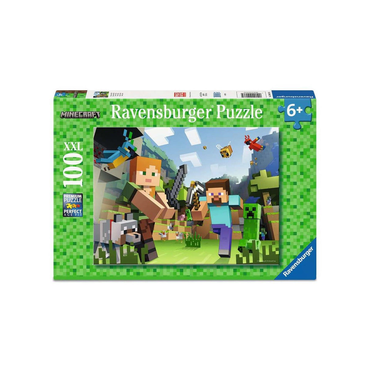 Ravensburger Minecraft Puzzle - 100 Pieces XXL
