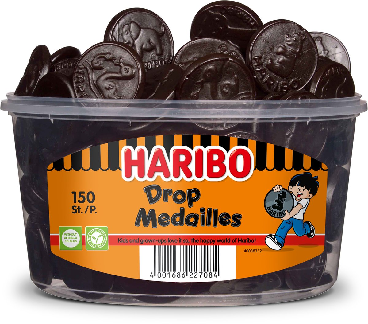 Haribo drop medals (150 pieces)