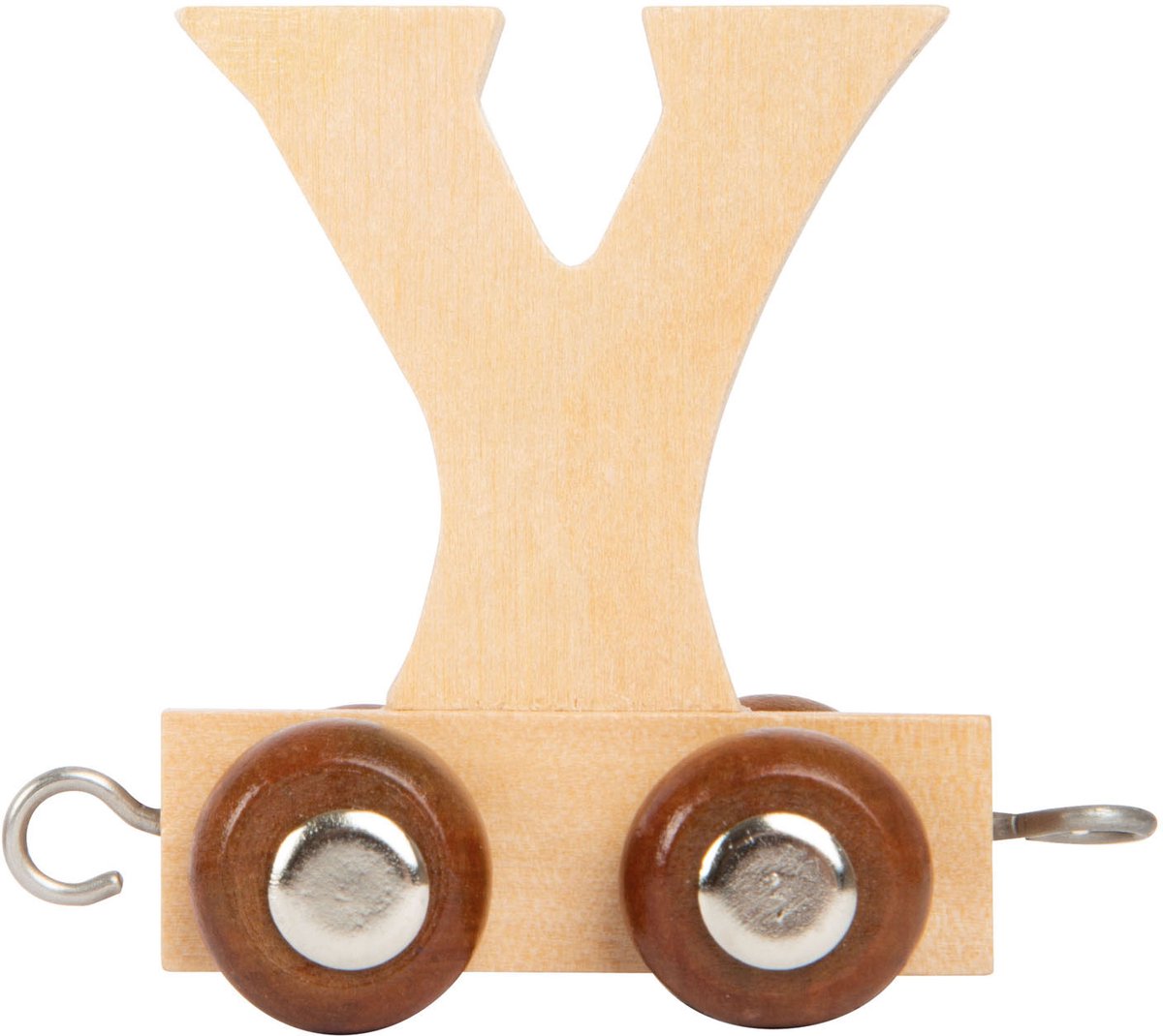 Small foot - wooden letter train - y - 12 pieces
