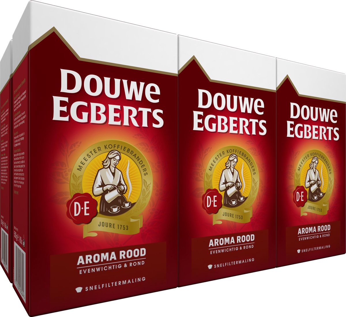Douwe Egberts filtre rapide arôme rouge (6x 500gr)