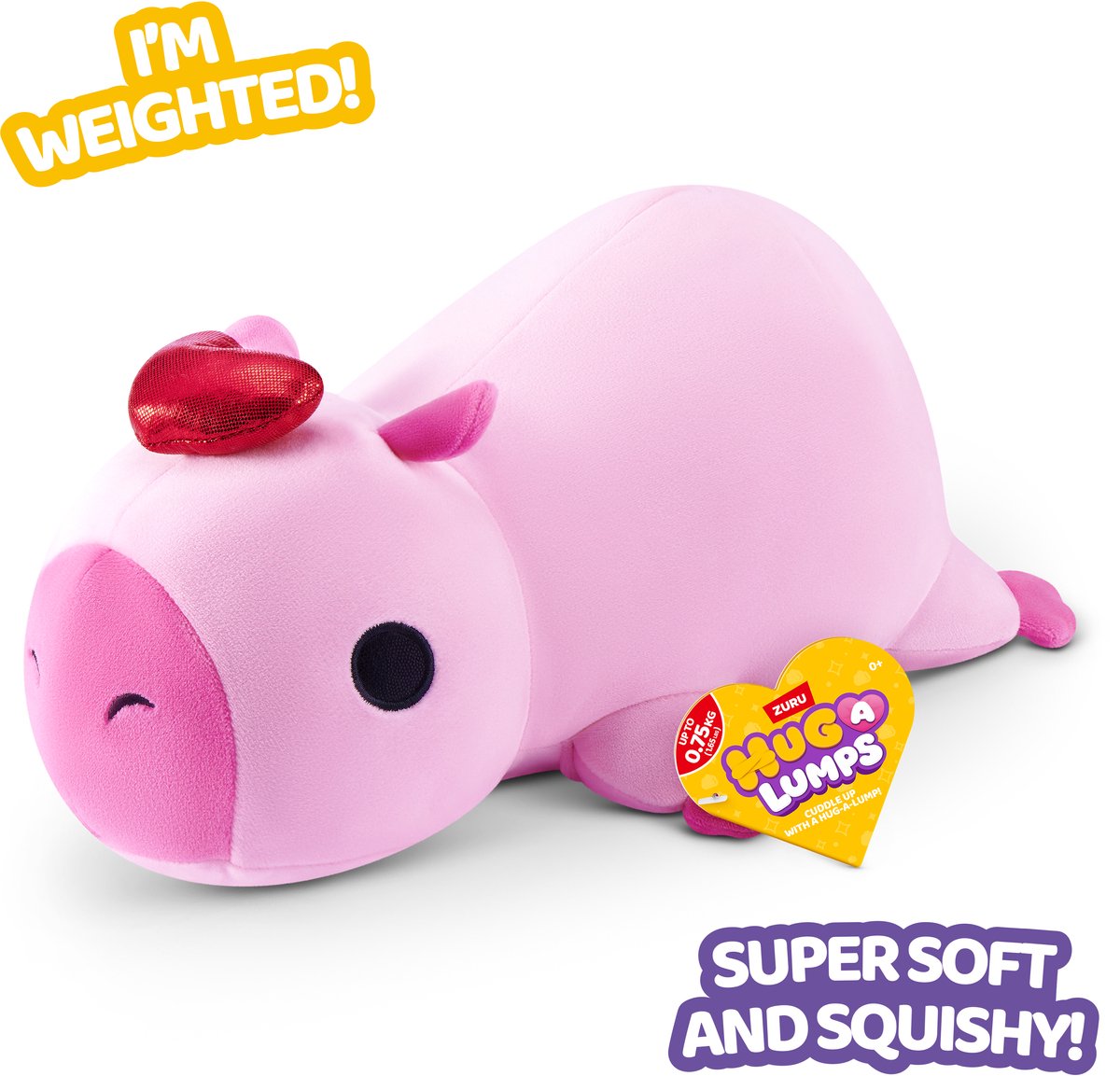 Zuru Hug a Lumps Capybara Plush, 35 cm