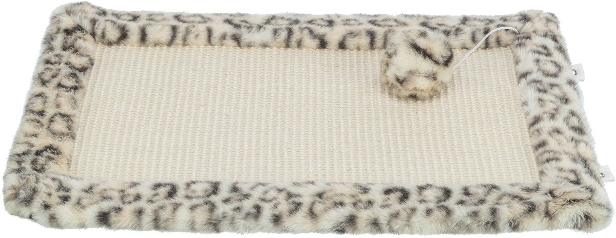 Trixie rascador leo estampado leopardo crema