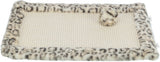 Trixie rascador leo estampado leopardo crema