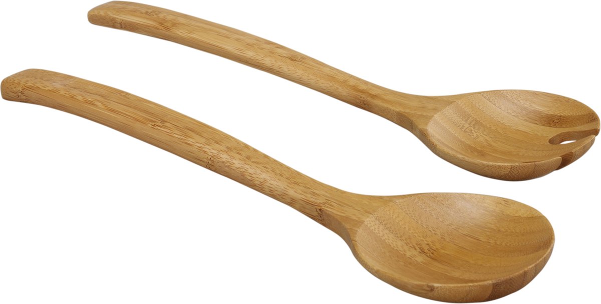 Point virgule salad cutlery - 2-piece - 100% FSC bamboo