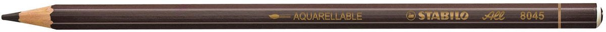 Stabilo All glass pencil - coloured and graphite pencil - brown