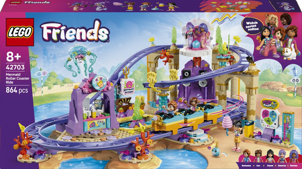 Lego Friends 42703 Mermaid Roller Coaster