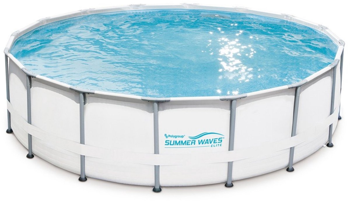 Summer waves swimming pool elite frame 488 x 122 cm + sand filter pump