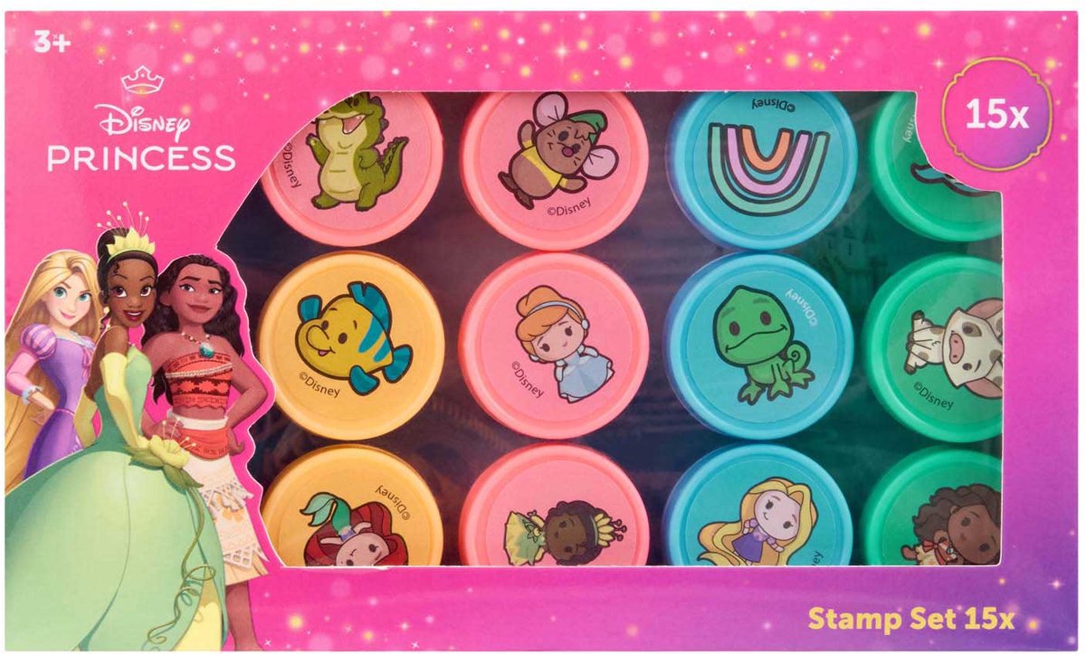 Set štampiljk Canenco Disney Princess, 15 kosov.