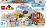 Lego duplo 10458 consiguiendo un helado con bluey