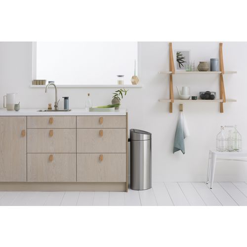 Brabantia prullenbak 55114809 rvs (roestvrij staal) zilver