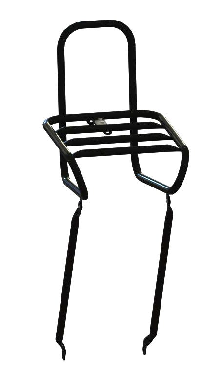 Front Carrier Steco glat schwaarz 25cm