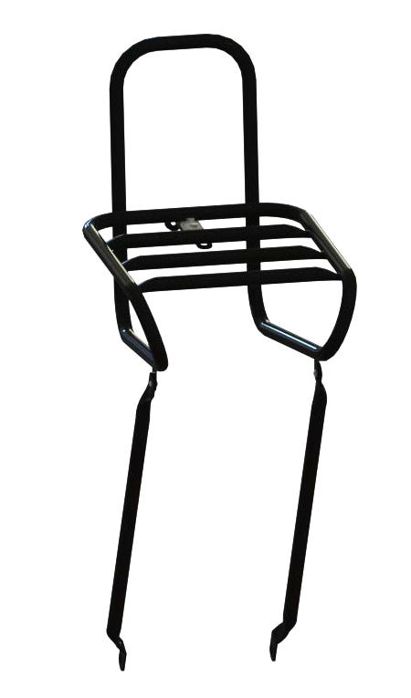 Steco front Carrier glat 25 cm kroonbout mat sort