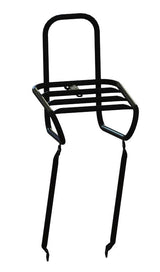 Steco Front Carrier glat 25cm Kroonbout Mat schwaarz