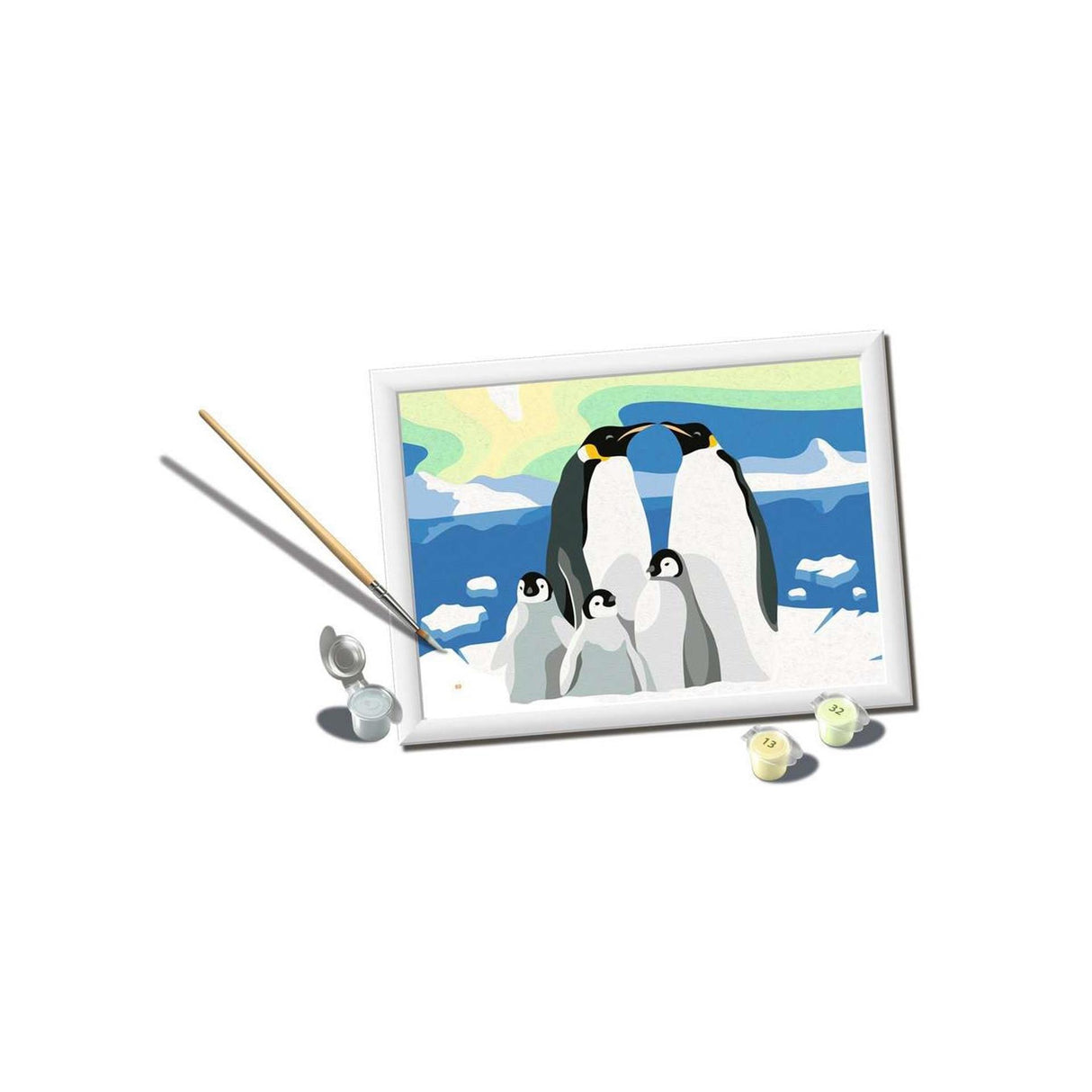 Ravensburger creart schilderen op nummer - pinguin familie