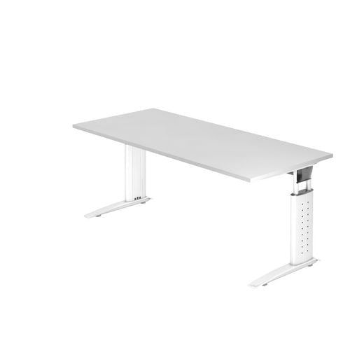 Bach desk hammerer us19 wood, metal white
