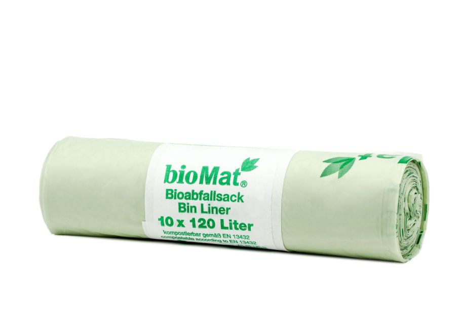 Biomat Compostable Müllsäcke 120L - 10 Stcs.